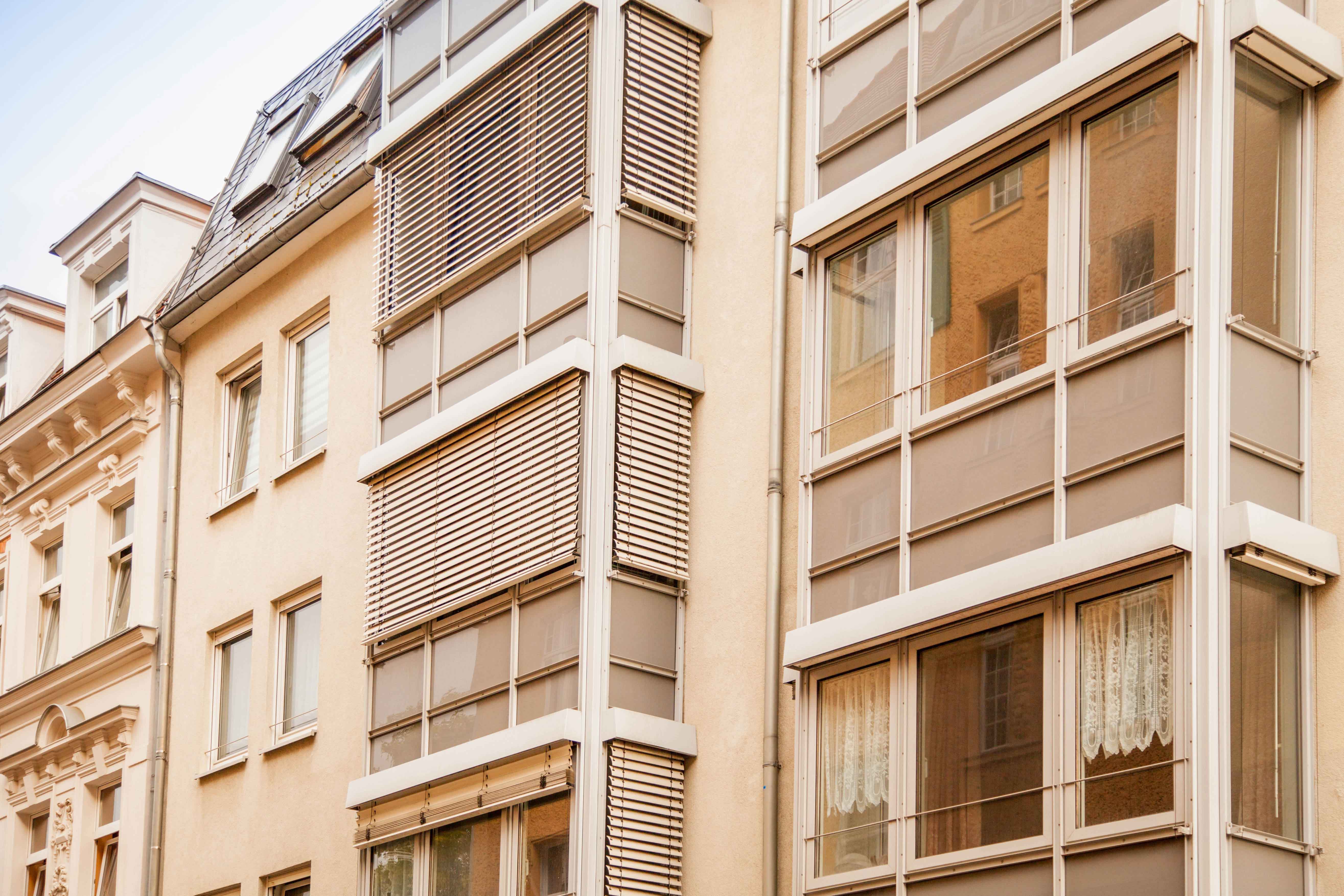 Aussenansicht in der hermannstrasse Fewo Goldene Krone Leipzig